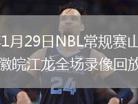 2026年1月29日NBL常规赛山东蜜獾vs安徽皖江龙全场录像回放