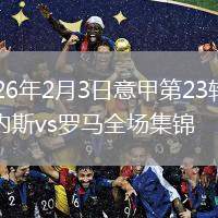 2026年2月3日意甲第23轮乌迪内斯vs罗马全场集锦